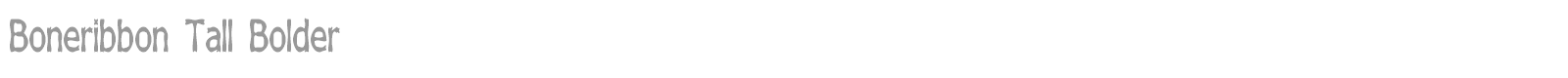 Boneribbon font preview